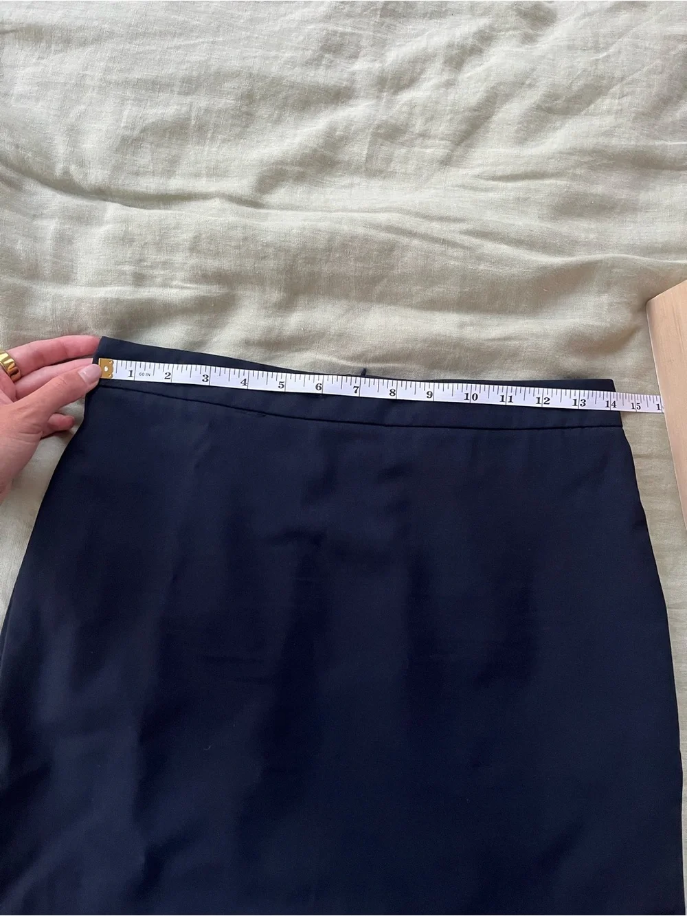 J. Crew Navy Pencil Skirt - Tailored Office Staple